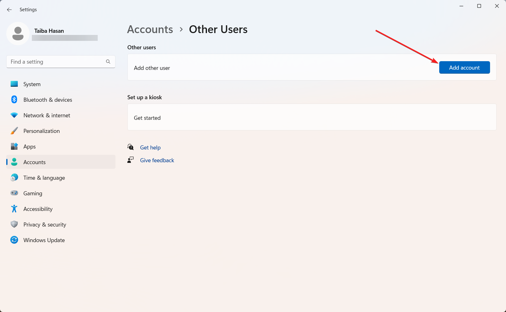 Добавить пользователя