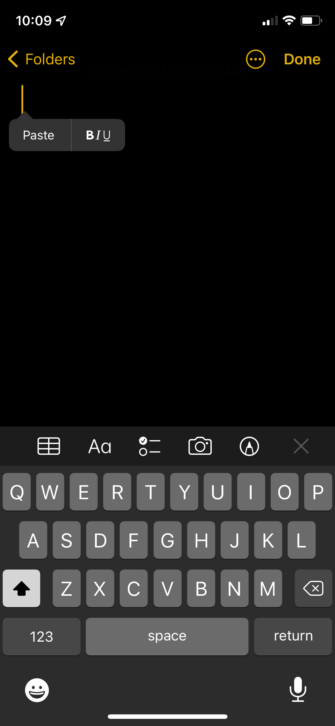 Вставка логов в заметку