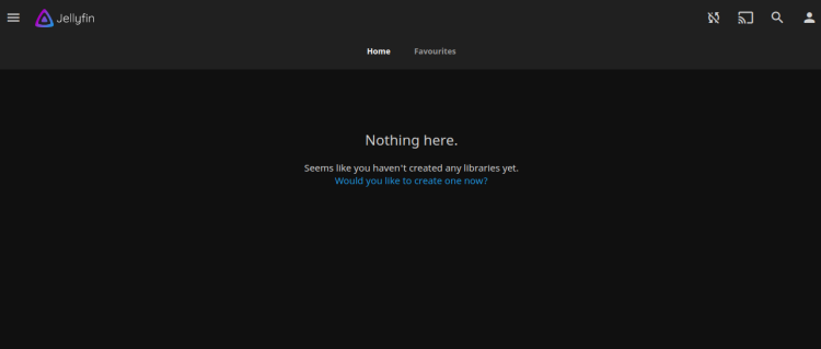 Панель управления Jellyfin