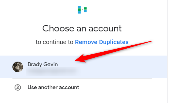 Выбор аккаунта для установки расширения