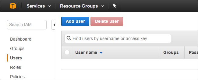 Создание пользователя в IAM с программным доступом