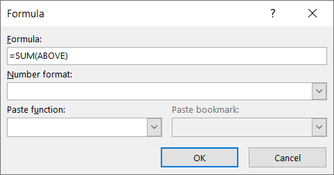 Формулы в таблицах Word: добавить и обновить