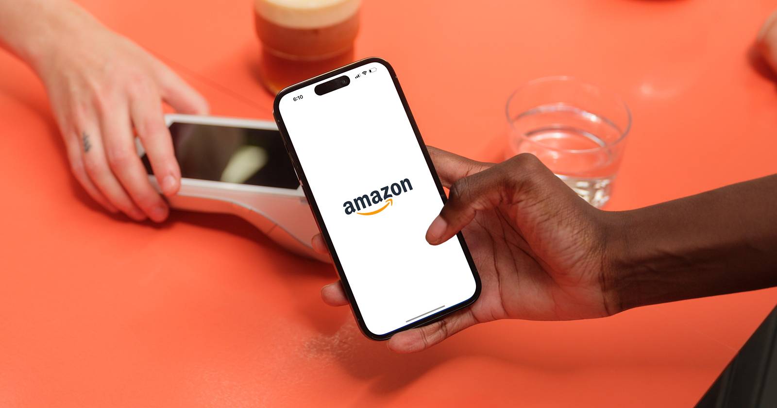 Amazon app on an iPhone