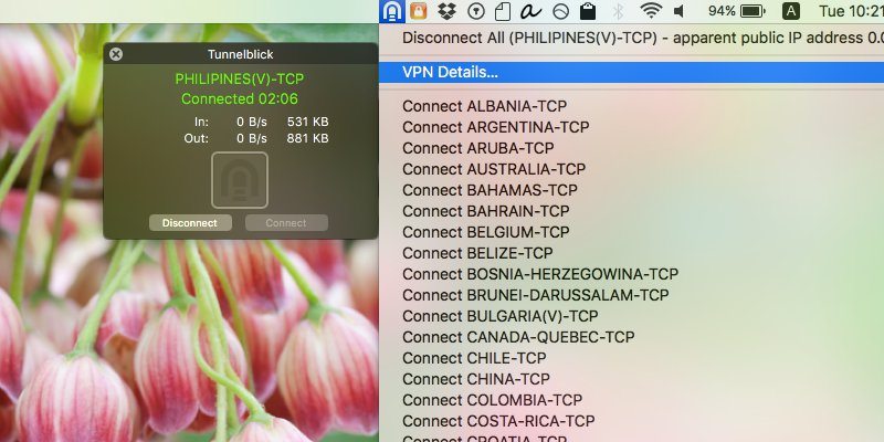 Tunnelblick на macOS: установка и настройка OpenVPN