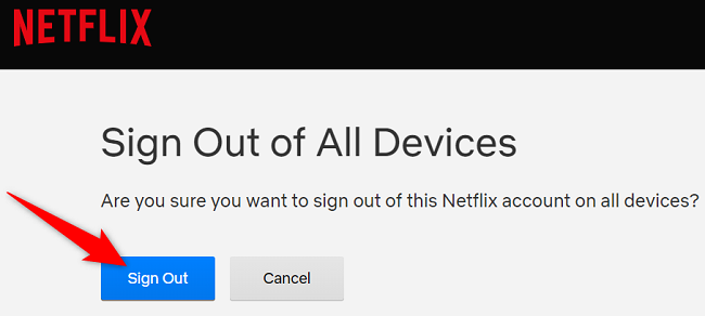 Нажмите кнопку «Выйти».