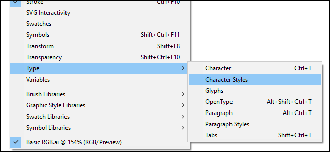 Список профилей документов, включая Basic RGB
