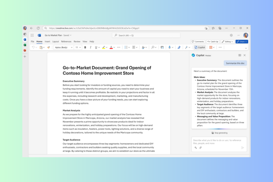 Включить Microsoft Copilot в Word — инструкция
