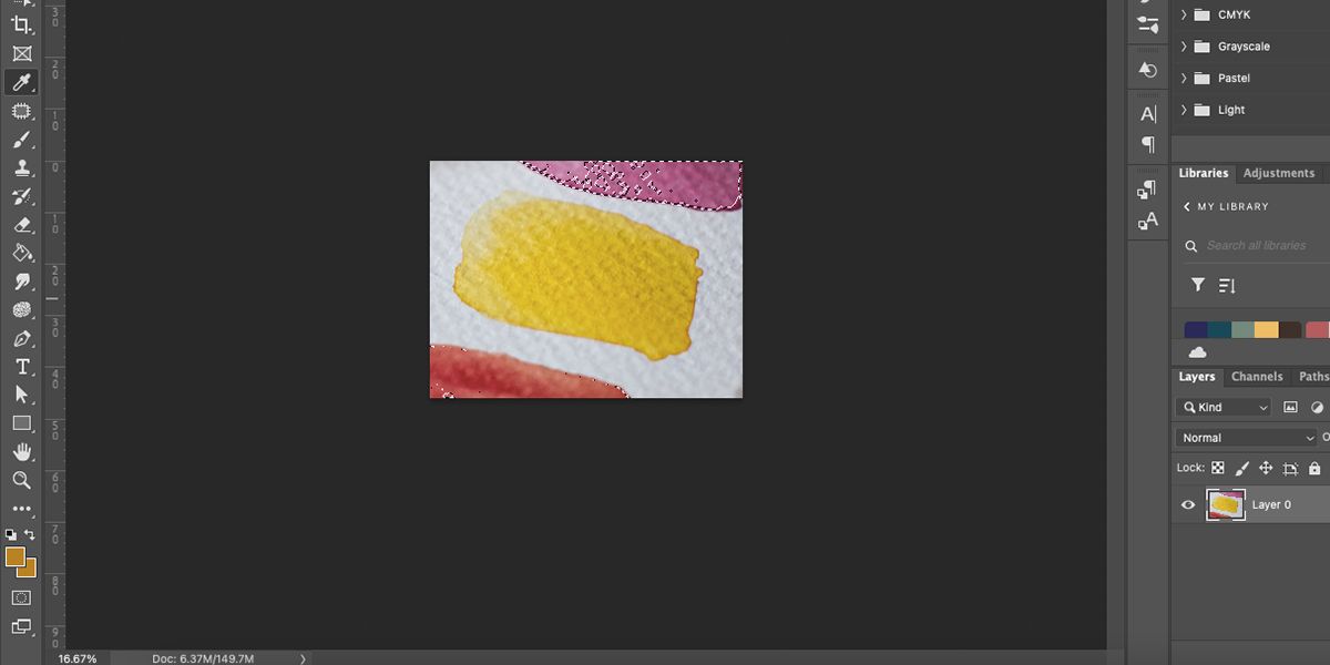 Выбор цвета в Photoshop