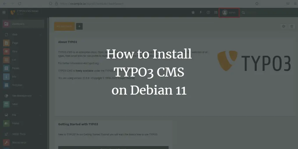 Установка TYPO3 на Debian 11 с LAMP