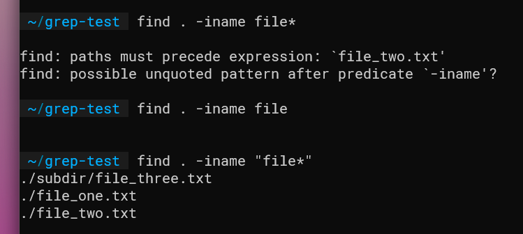 Иллюстрация: пример использования find