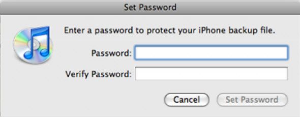 Пример экрана настроек iPhone