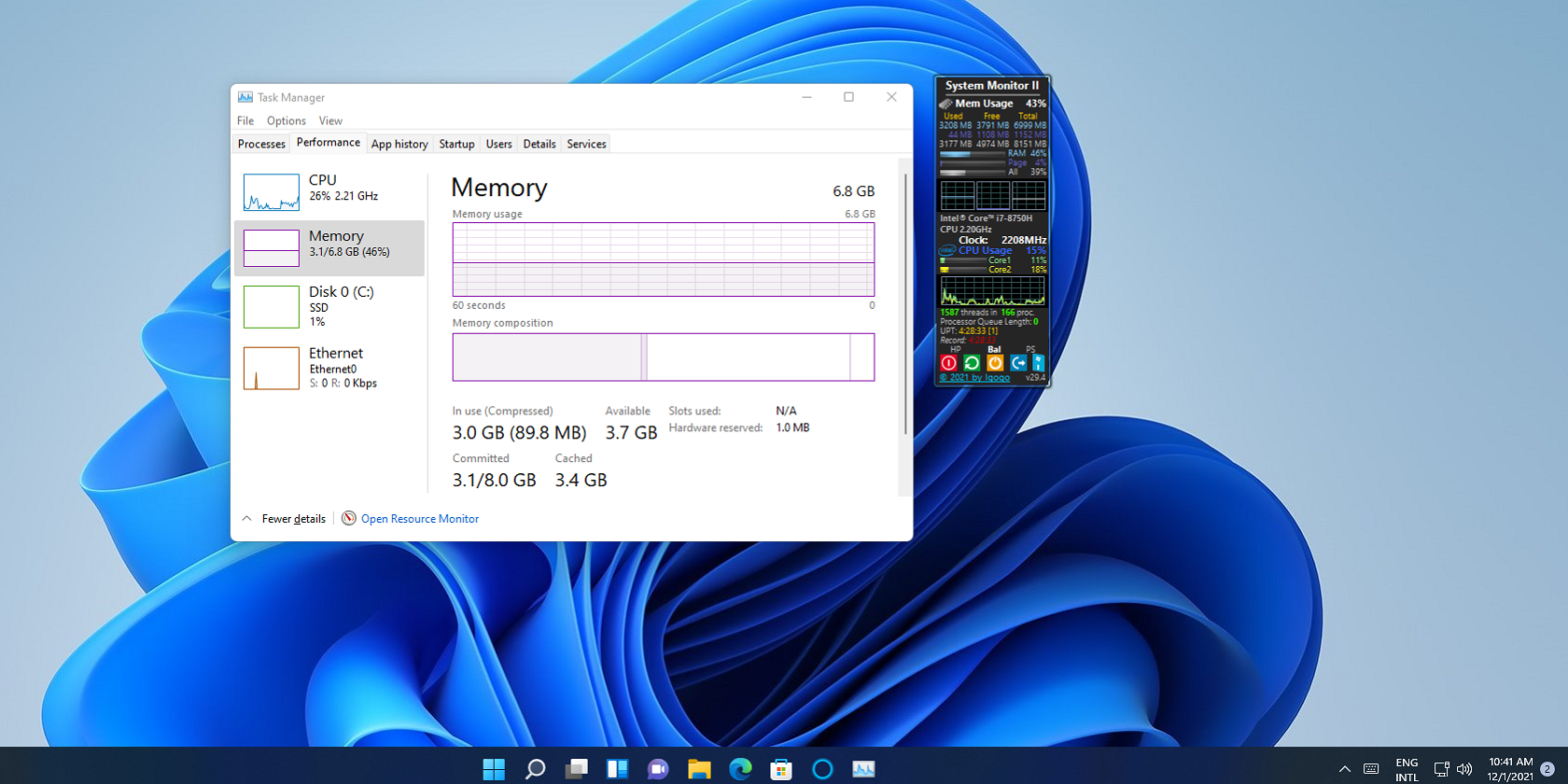 Как проверить использование ресурсов в Windows 11