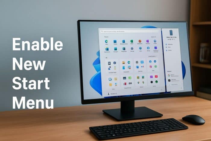 Включить новое меню «Пуск» в Windows 11