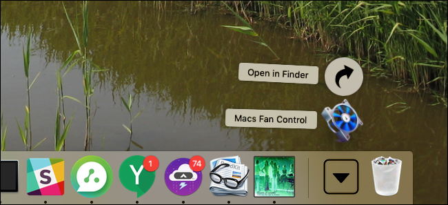 Установка Macs Fan Control — перетаскивание в Applications