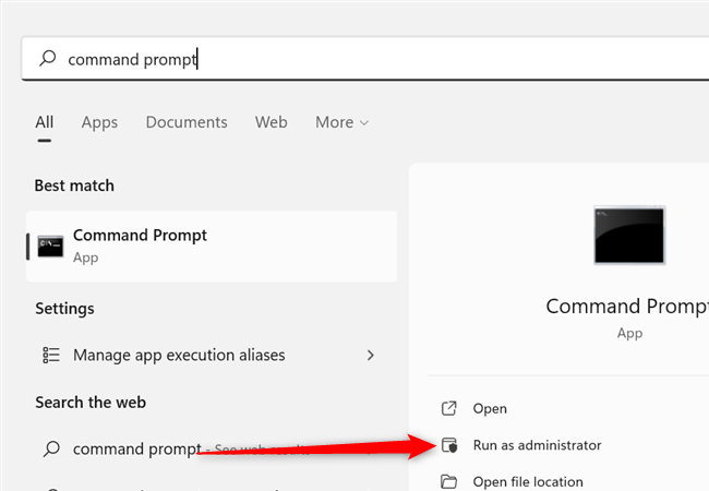 Клик по «Запуск от имени администратора» в меню Пуск.