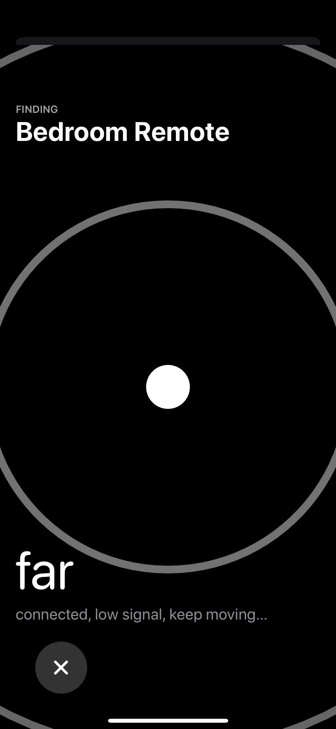 iOS Control Center Apple TV Remote App Far Signal