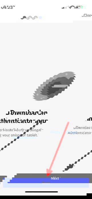 Подсказка о необходимости загрузить приложение-аутентификатор в Discord