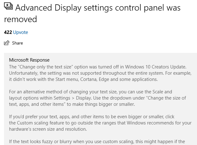 Сообщение о официальном ответе от инженера Microsoft