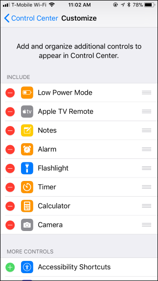 Изменение порядка ярлыков через перетаскивание