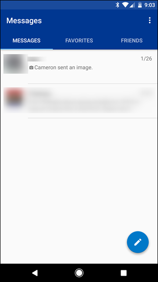 Окно чата в приложении PlayStation Messenger