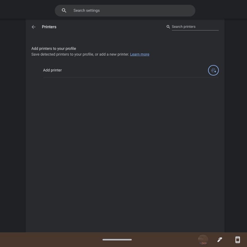 Обнаруженные принтеры для добавления