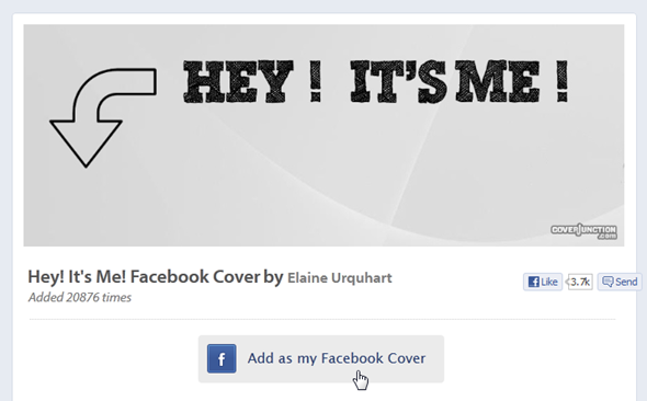 Пример умной обложки с интеграцией профильной фотографии