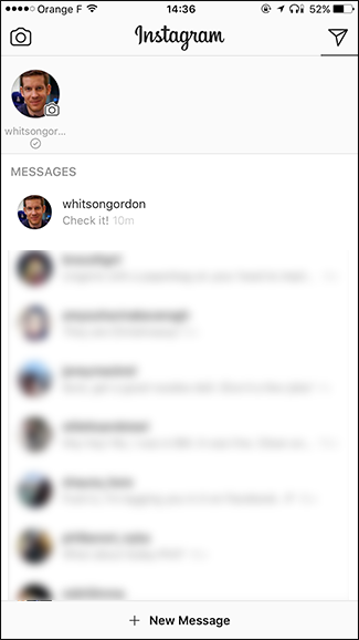 Всплывающее уведомление о непросмотренном сообщении в Direct