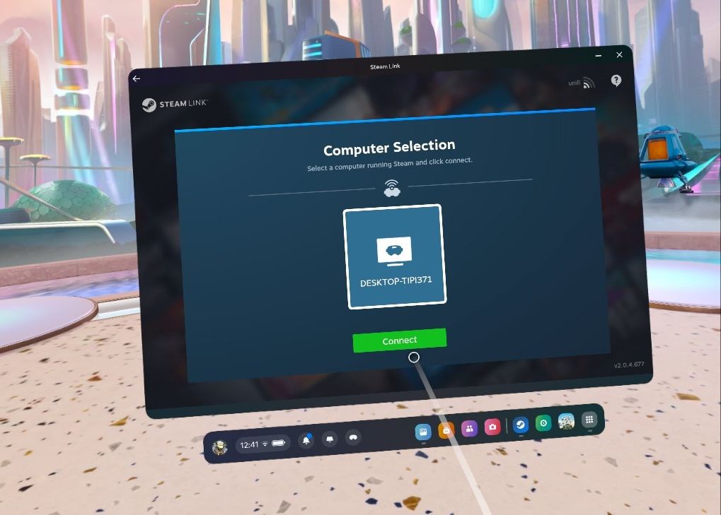 Подключение Steam Link — ввод кода