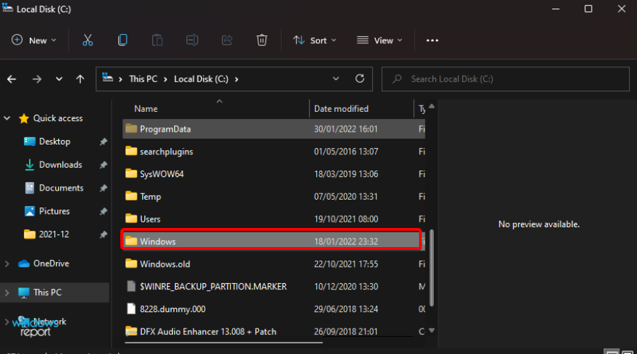 Содержимое системной папки Wallpaper Windows