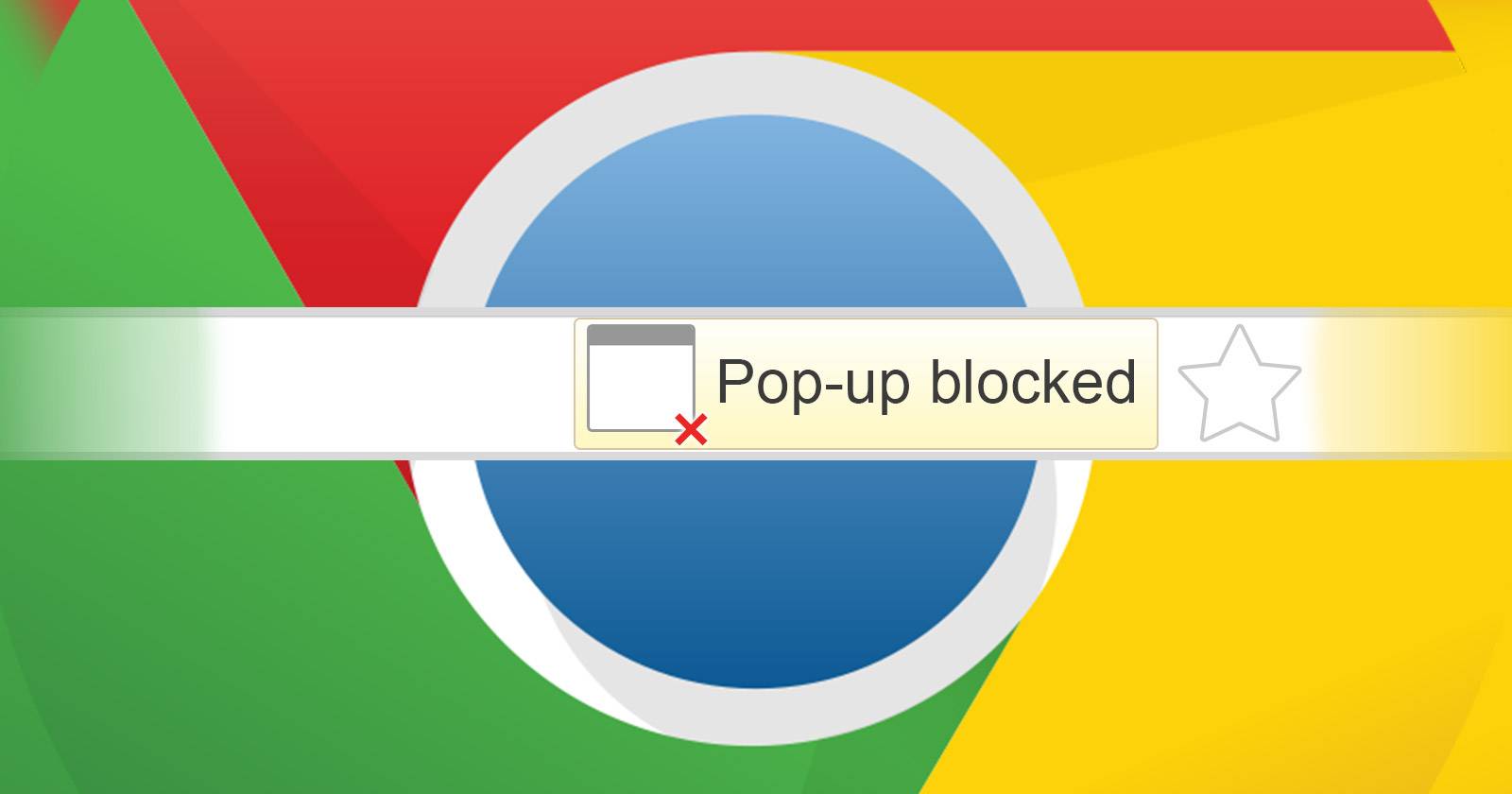 Включить всплывающие окна в Chrome