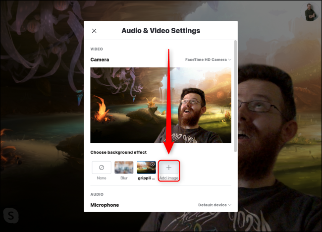 Добавление пользовательского фона в Skype