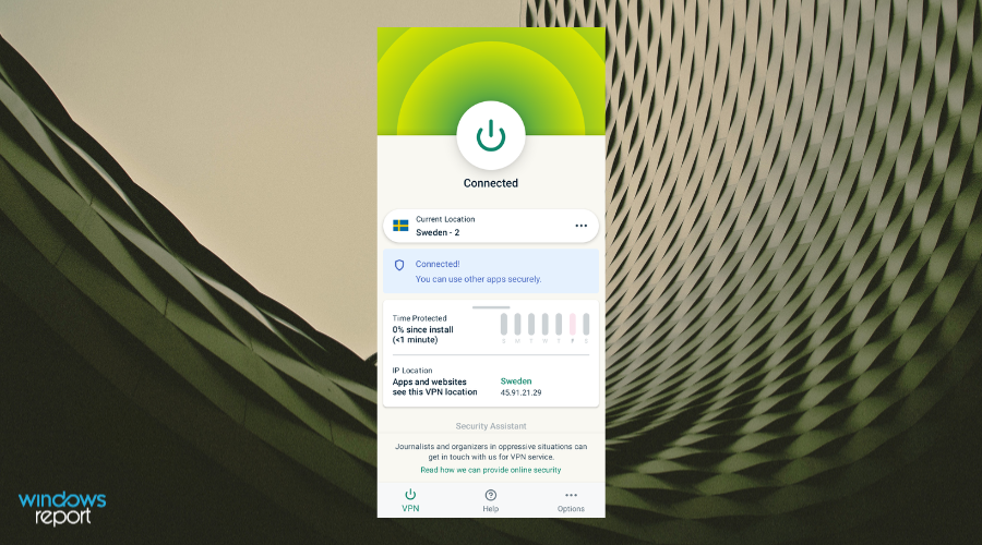 Выбор сервера в приложении VPN: тестируйте европейские и ближайшие узлы