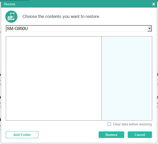 Восстановление данных на Android через Coolmuster