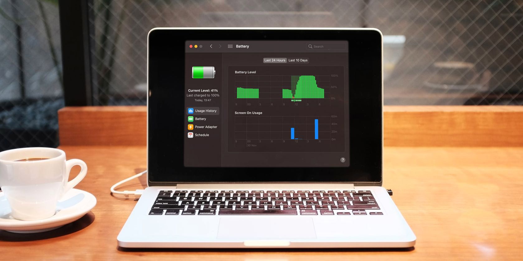 Режим энергосбережения на MacBook