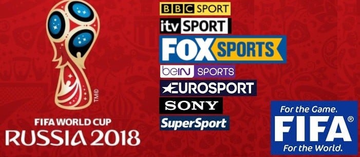 Телевизионная программа чемпионата мира 2018 в газетной вырезке