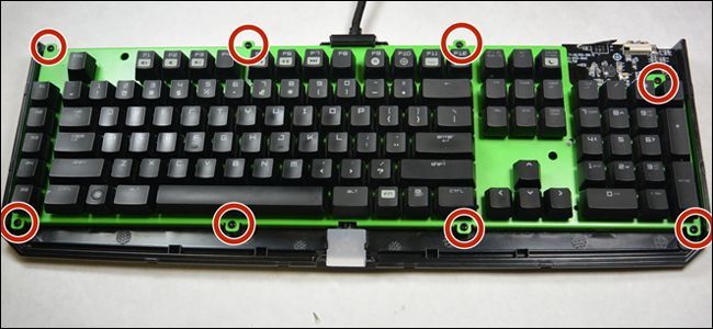 Схема платы с отмеченной проблемной зоной