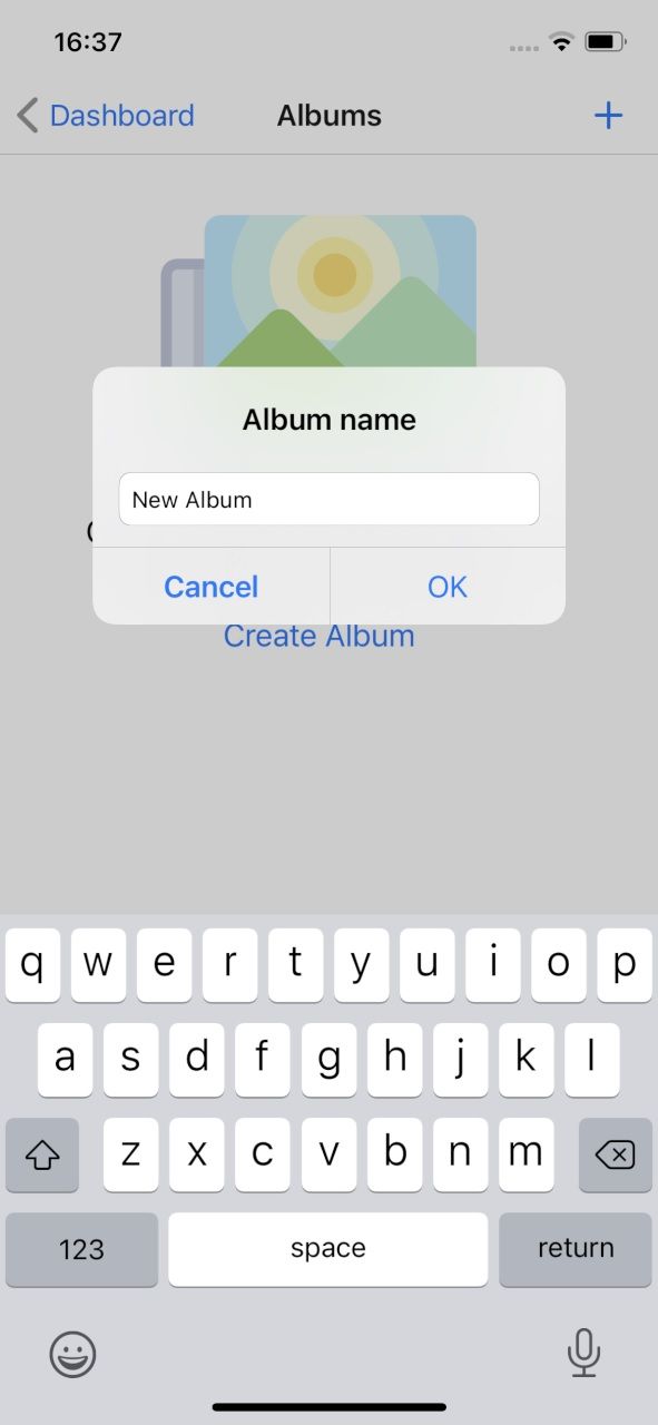 Добавление секретных фото в сейф