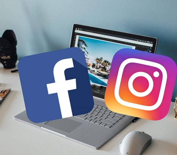 Иллюстрация выхода из Facebook на смартфоне