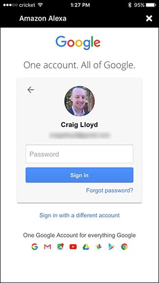 Разрешить доступ Alexa к календарю