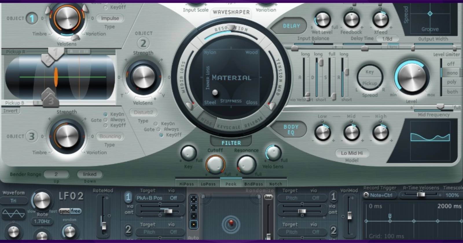 Sculpture в Logic Pro — руководство по моделированию