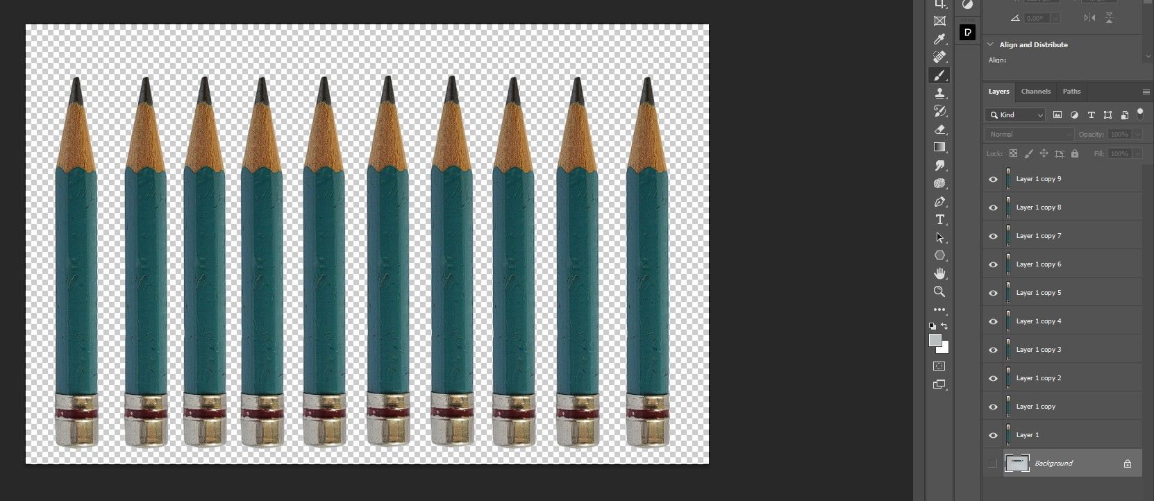 Отключите видимость слоя