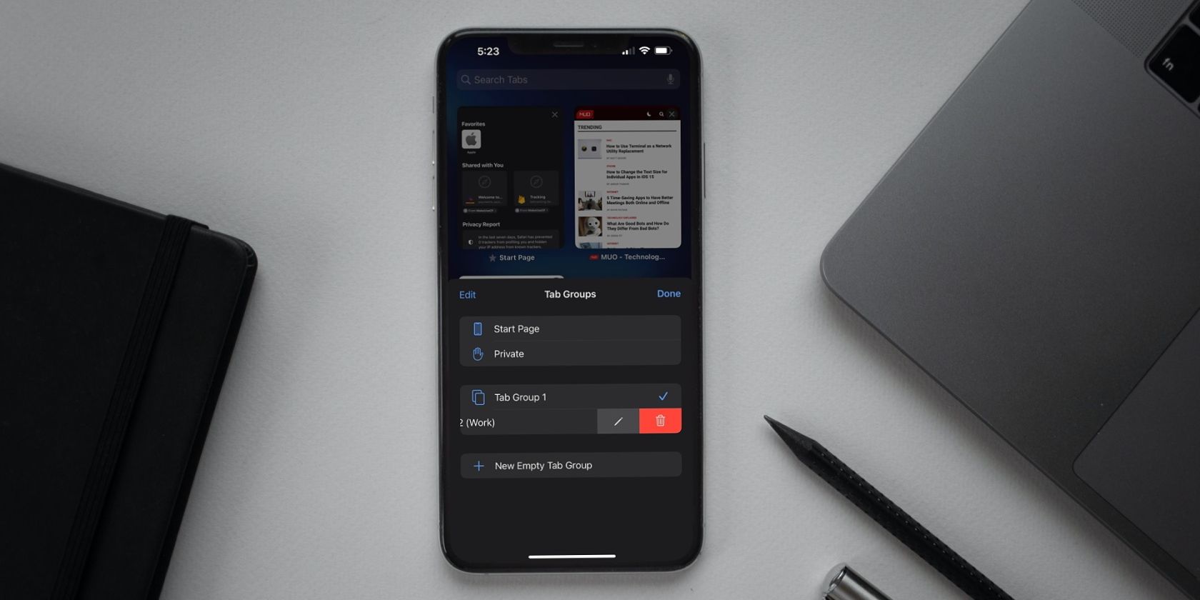 Группы вкладок Safari на iPhone и iPad