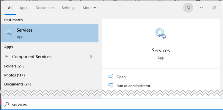 Откройте меню Пуск и найдите 