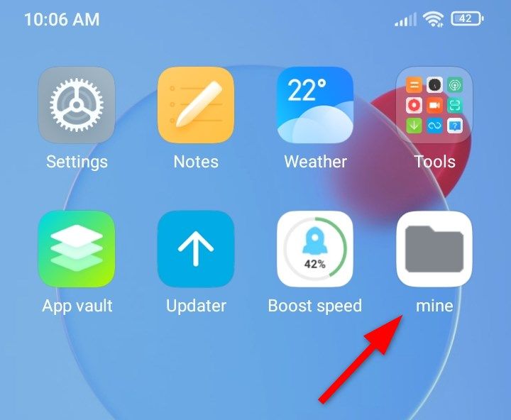 Добавление ярлыка Google Drive на домашний экран.