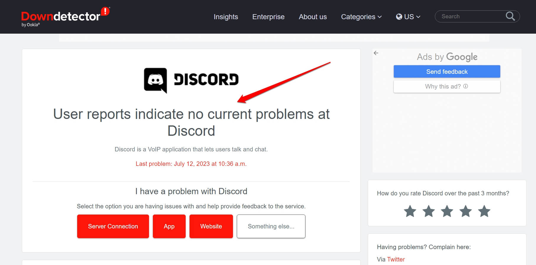 Discord bloqué sur la recherche de mises à jour