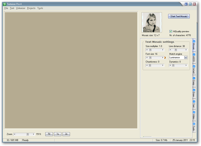 Интерфейс добавления источников в Textaizer
