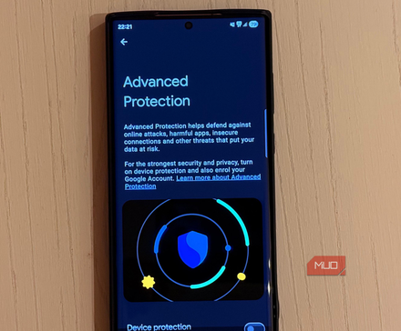Advanced Protection feature on Android