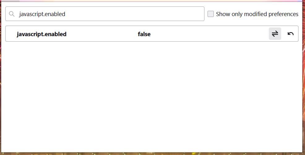 Флаг javascript.enabled в Firefox