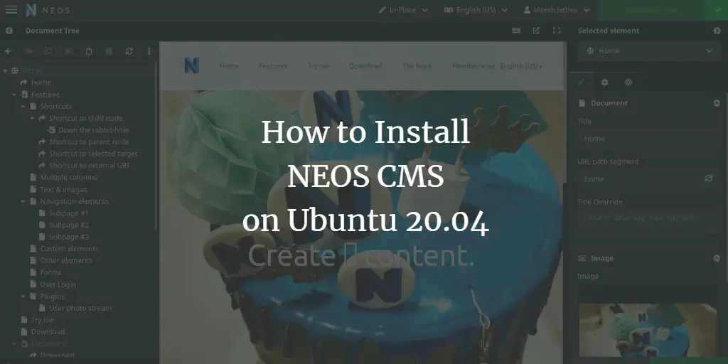 Neos CMS на Ubuntu 20.04 — установка с Apache