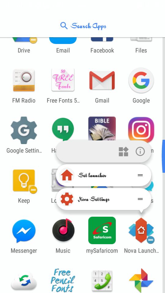 Action Launcher: меню быстрого доступа и виджеты приложения